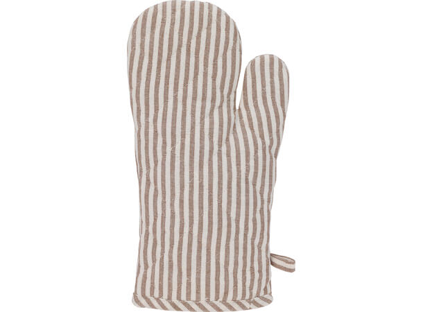 Grytevott bomull stripet 32x16cm 9ass Farger: sort, brun, sand 