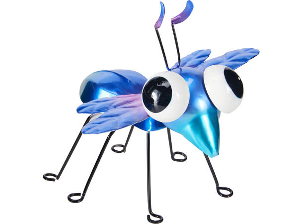 Hagedekor insekt metall 14x16cm 5ass 