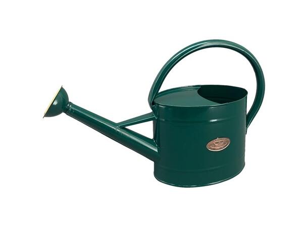 Hagekanne grønn metall 7,5L 59x18x35cm 