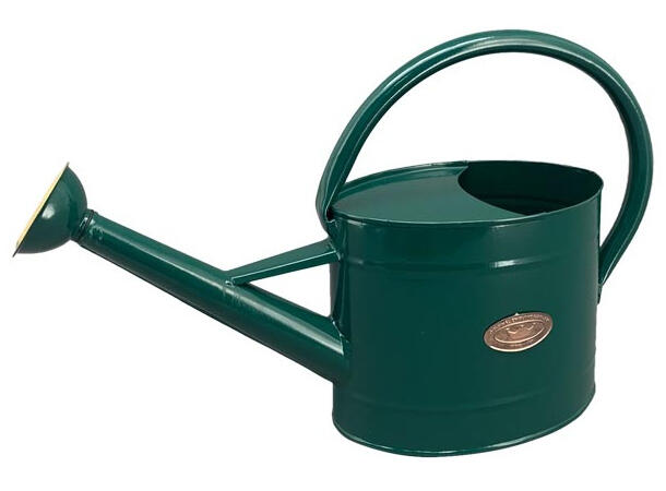 Hagekanne grønn metall 7,5L 59x18x35cm 