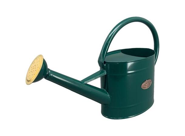 Hagekanne grønn metall 7,5L 59x18x35cm 