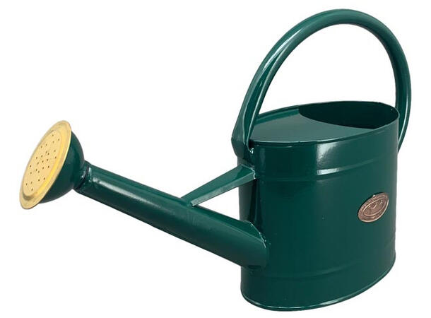 Hagekanne grønn metall 7,5L 59x18x35cm 