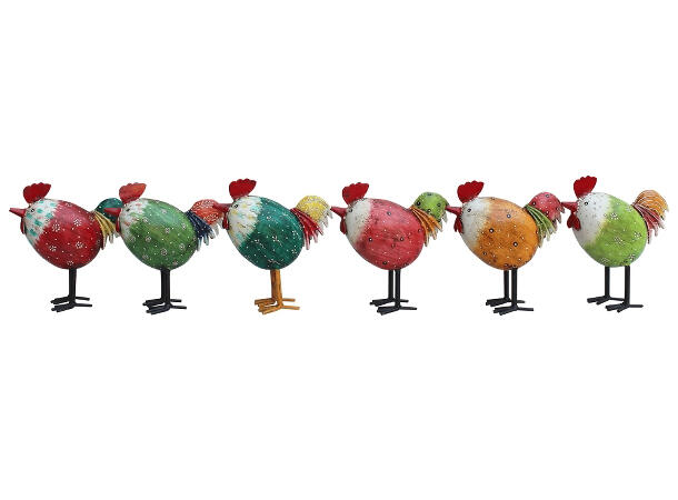 Hane stående runde metall 18x9x20cm 