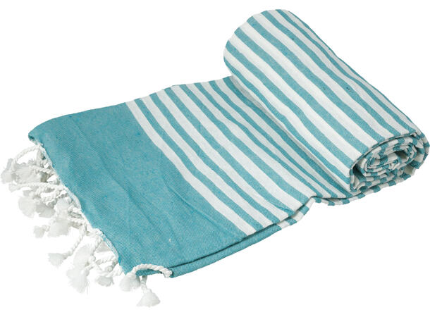 Håndkle stripet bomull 140x180cm 4ass Hammamhåndkle Vekt: 200g 