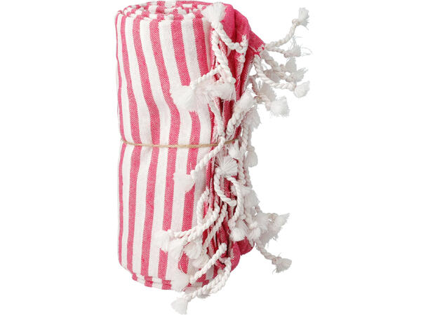 Håndkle stripet bomull 140x180cm 4ass Hammamhåndkle Vekt: 200g 