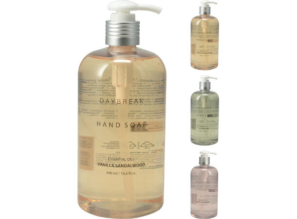 Håndsåpe Daybreak 490ml flaske 3ass Forpk 15stk 
