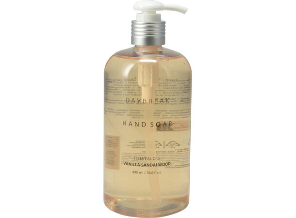 Håndsåpe Daybreak 490ml flaske 3ass Forpk 15stk 