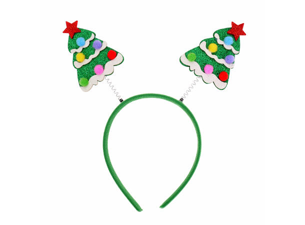 Hårbøyle grønt juletre 