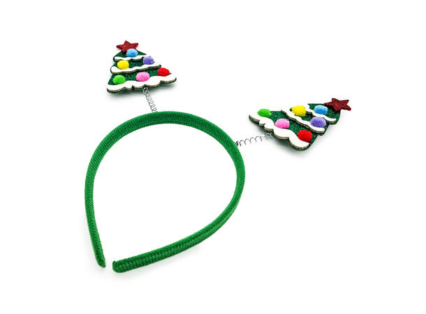 Hårbøyle grønt juletre 