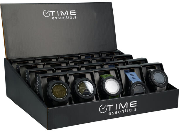 Klokke Sportsklokke 24,5x5,2cm Display 20stk 