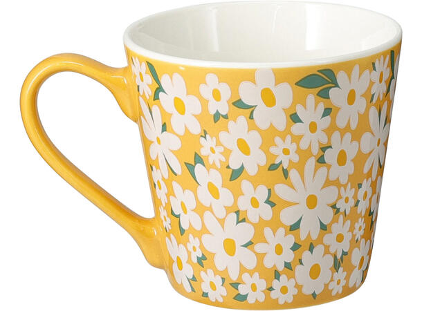 Krus blomsterdesign 7cm 200ml 4ass 