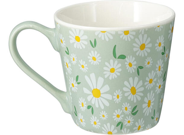 Krus blomsterdesign 7cm 200ml 4ass 