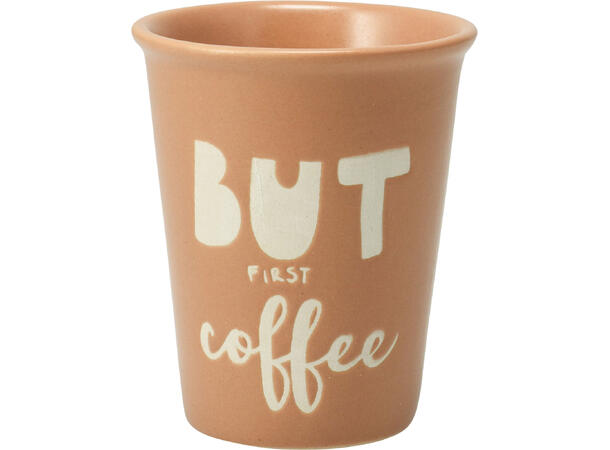 Krus keramikk 6x7cm 100ml 6ass Display 24stk 