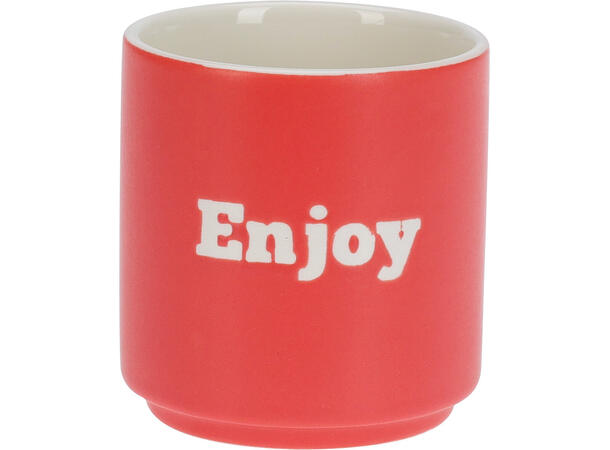 Krus porselen 7x7,5cm 180ml 6stk 