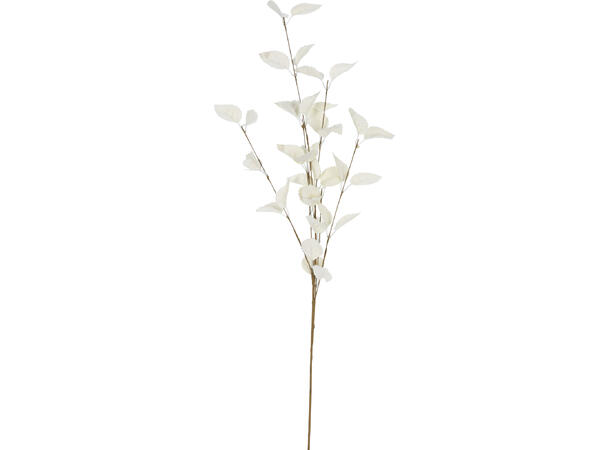 Kvist med blader 79cm 4ass Hvit/lilla/rosa/grønn 