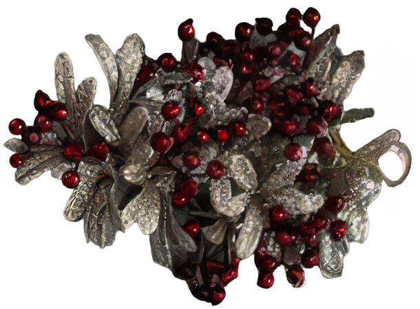 Kvist med røde bær 40x18x8cm 