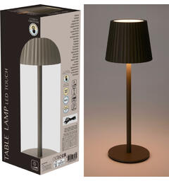 Lampe taupe 24stk LED varmhvit H:27 USB-lading m/kabel 80cm 3-modus lys
