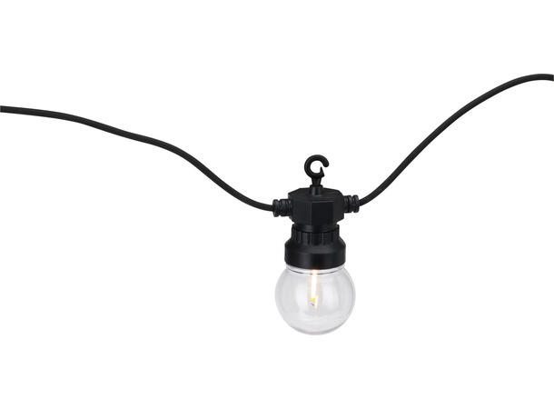 Lyslenke 20 LED 5x11cm varmhvit 10m 