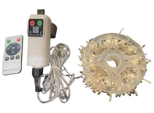 Lyslenke 900 LED 30m bevegelig lys USB oppladbar 