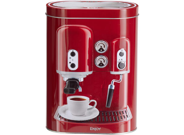 Metallboks kaffe/te 13,5x7,5x19cm 3ass Forpakn.24stk 