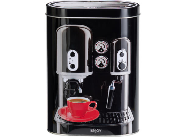 Metallboks kaffe/te 13,5x7,5x19cm 3ass Forpakn.24stk 