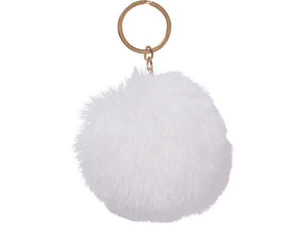 Nøkkelring fluffy/PS/metall ca10cm 12ass Display med 36 stk 