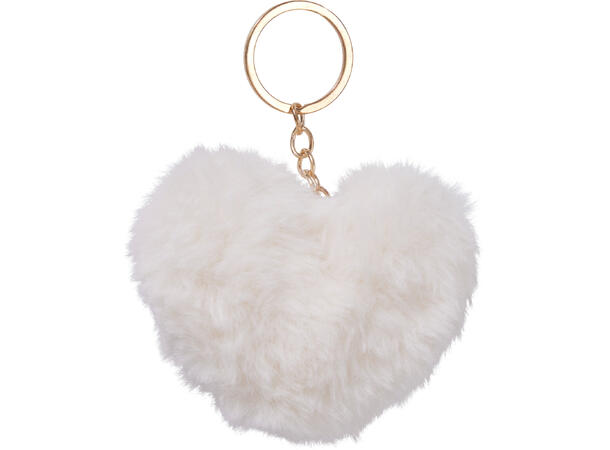 Nøkkelring fluffy/PS/metall ca10cm 12ass Display med 36 stk 