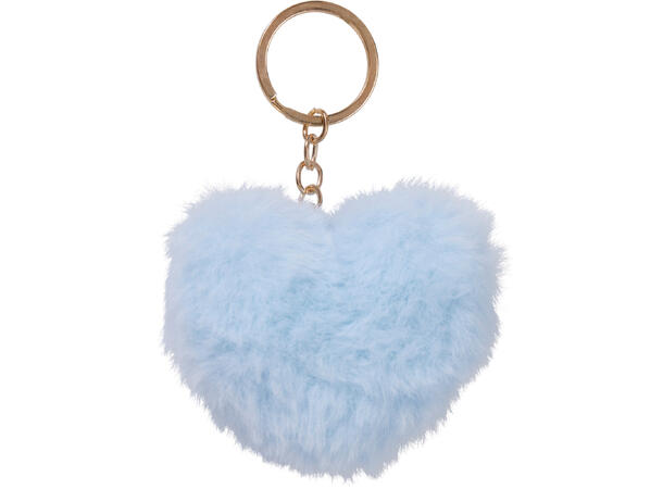 Nøkkelring fluffy/PS/metall ca10cm 12ass Display med 36 stk 