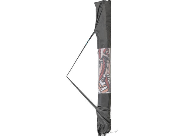 Parasoll grålig mandalamønster 200x215cm 