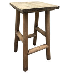 Pidestall krakk natur tre 22x22x38cm