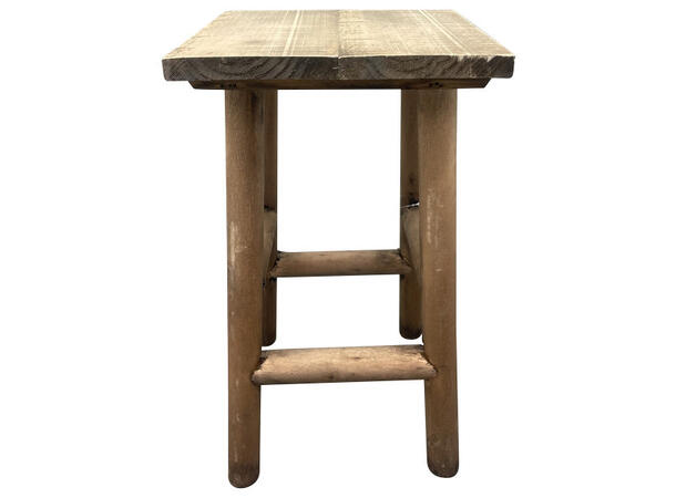 Pidestall krakk natur tre 22x22x38cm 