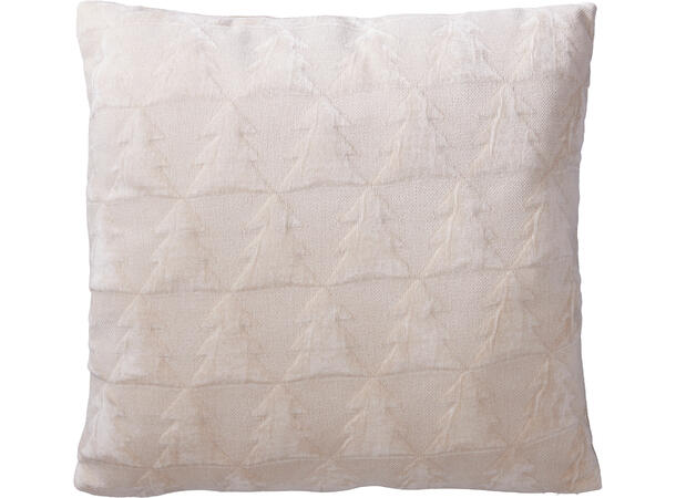 Pute trær Jacquard 45x45cm 2ass Hvit Brun 