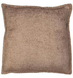 Putetrekk vevd cord beige 45x45cm 100 % Polyester