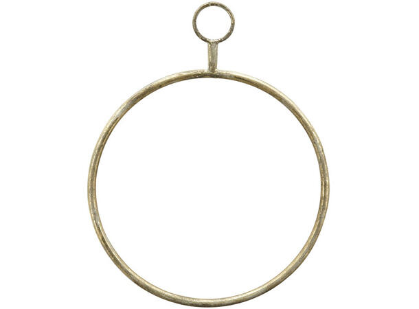 Ring henge gull metall 60x1x69cm 