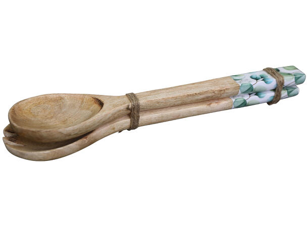 Salatbestikk ekualyptus mangotre 33,5cm 