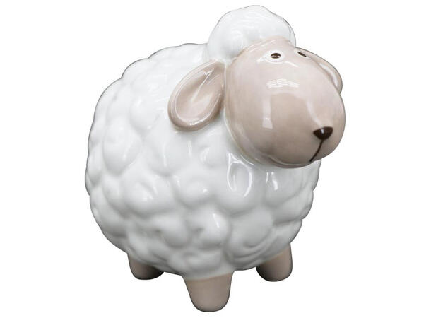 Sau porselen 13x9x12cm Forpakn. 8stk 