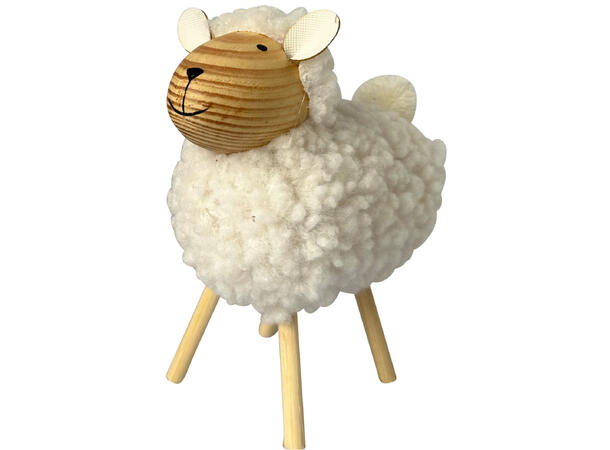 Sau stående tre m/pels 11,5x7x13cm Forpk 2stk 