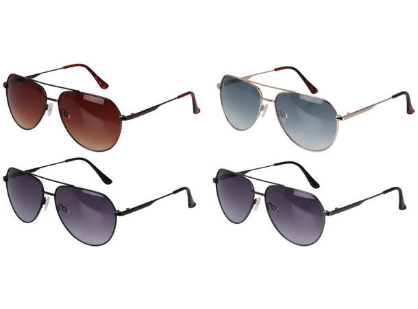 Solbriller akryl og kobber 4ass Display med 24stk. Leveres med stoffpose 