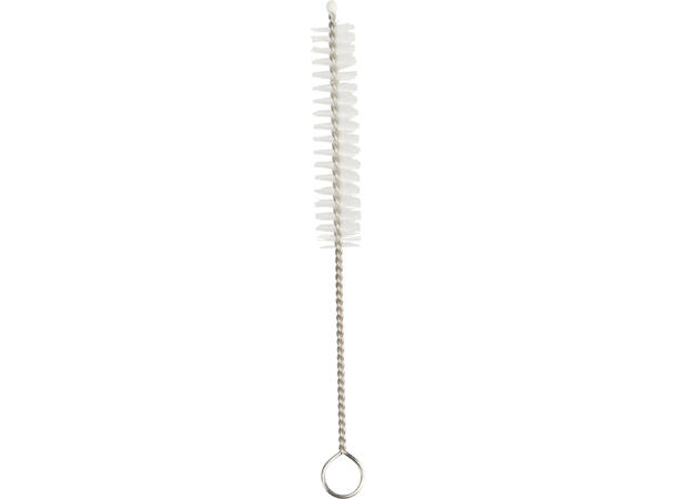 Sugerør metall m/børste 11,5cm 6stk 