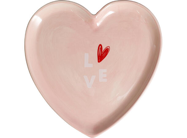 Tallerken keramikk rød hvit 20cm 3ass Forpakning: 12stk 