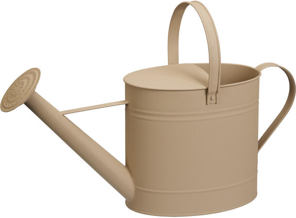 Vannkanne lys brun metall 59x18x28,5cm Med 2 håndtak 