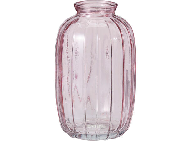 Vase glass sett m/3 stk 6,5x10,7cm 