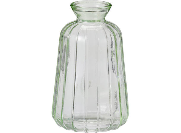 Vase glass sett m/3 stk 6,5x10,7cm 