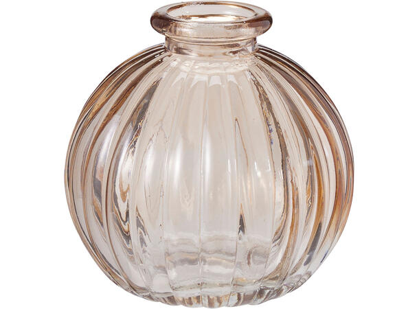 Vase glass sett m/3 stk 6,5x10,7cm 