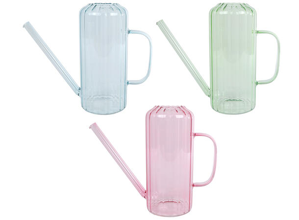 Vase som vannkanne pastell 23cm 3ass Forpk 3 stk 