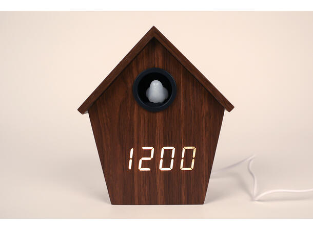 Vekkerklokke alarm og LED Koko 9x6x15cm 