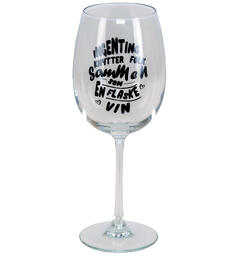 Vinglass Ingenting...flaske vin h:23cm Forpk 6stk Volum 480ml Kommer i gaveeske