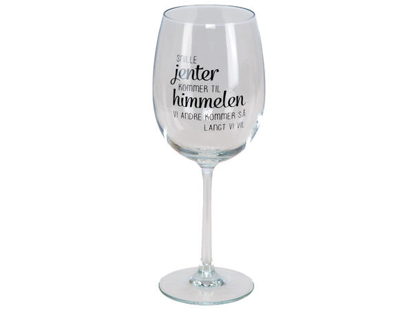 Vinglass Snille jenter...så langt h:23cm Volum: 480ml. Kommer i gaveeske 