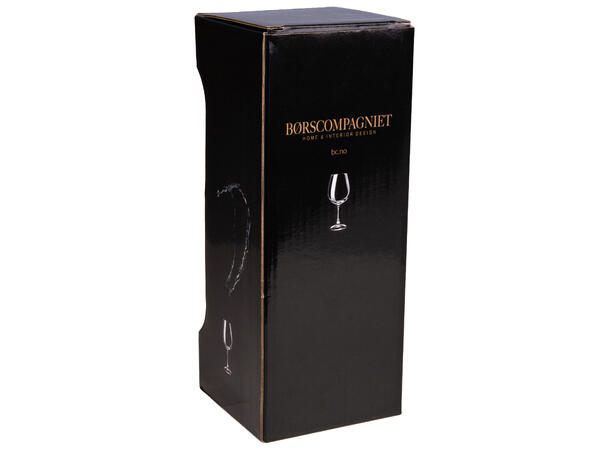 Vinglass blankt m/dekor juletre h:22,5cm Volum: 480ml. Kommer i gaveeske. Forpk 6 