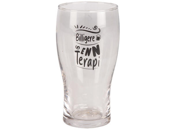 Ølglass m/bjelle Billig terapi 0,5l 16cm Bjelle: Ring for påfyll 